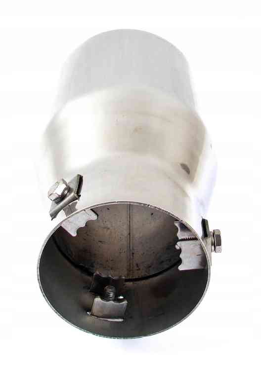 KOŃCÓWKA WYDECHU TŁUMIKA NAKŁADKA INOX NIERDZEWKA