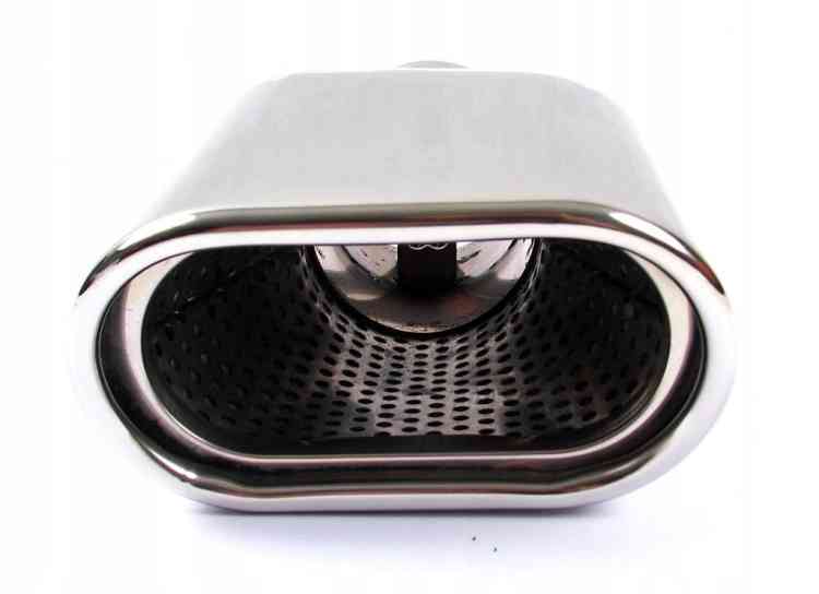 KOŃCÓWKA WYDECHU TŁUMIKA NAKŁADKA INOX NIERDZEWNA