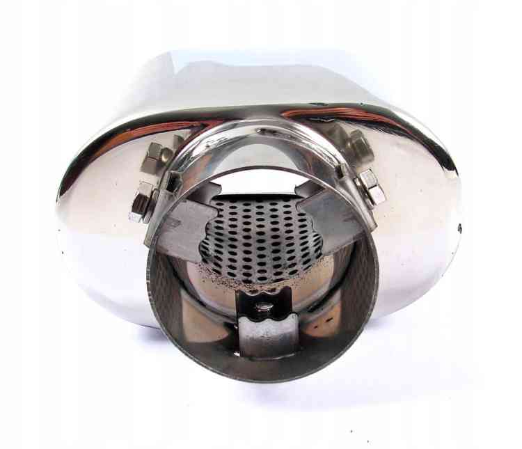 KOŃCÓWKA WYDECHU TŁUMIKA NAKŁADKA INOX NIERDZEWNA