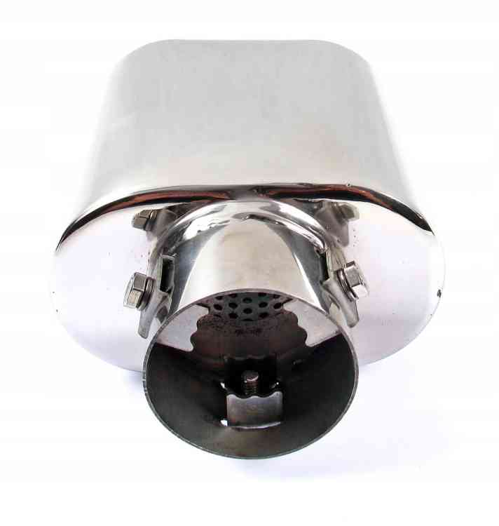 KOŃCÓWKA WYDECHU TŁUMIKA NAKŁADKA INOX NIERDZEWNA