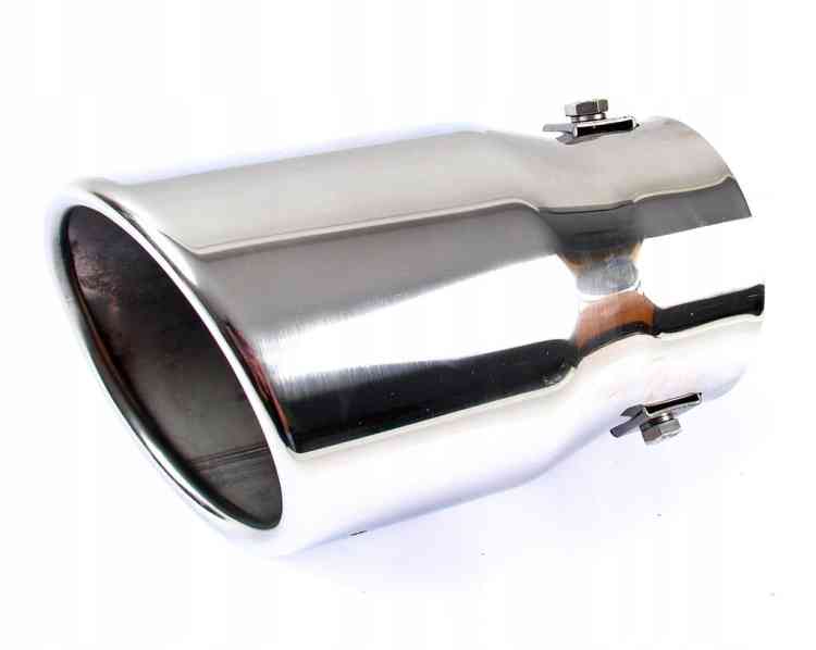 KOŃCÓWKA WYDECHU TŁUMIKA NAKŁADKA INOX NIERDZEWKA