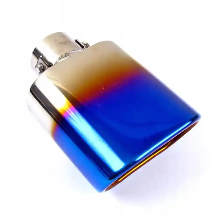 KOŃCÓWKA WYDECHU TŁUMIKA NAKŁADKA INOX OPALANA