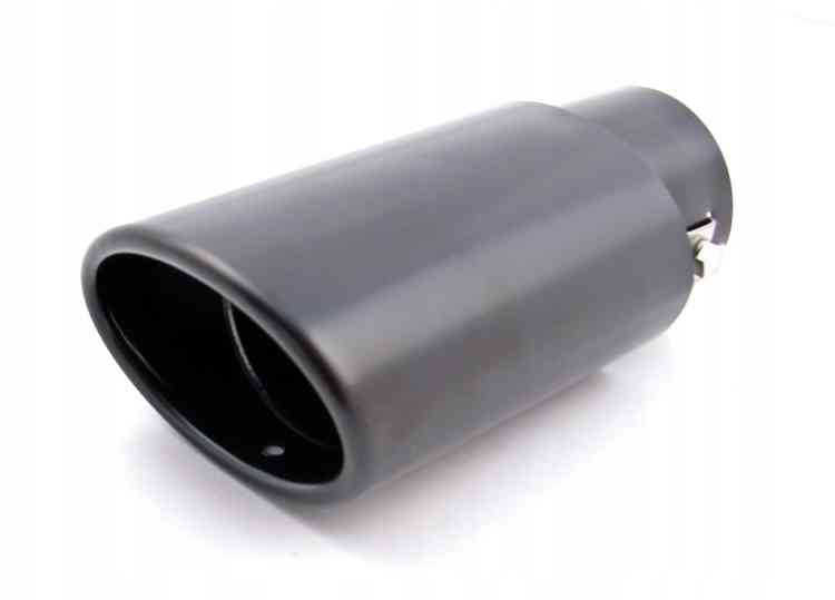 KOŃCÓWKA WYDECHU TŁUMIKA NAKŁADKA NIERDZEWKA BLACK