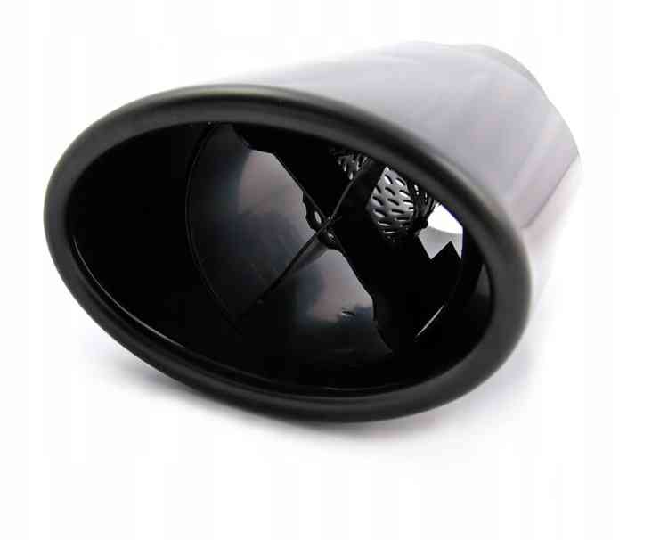 KOŃCÓWKA WYDECHU TŁUMIKA NAKŁADKA NIERDZEWKA BLACK