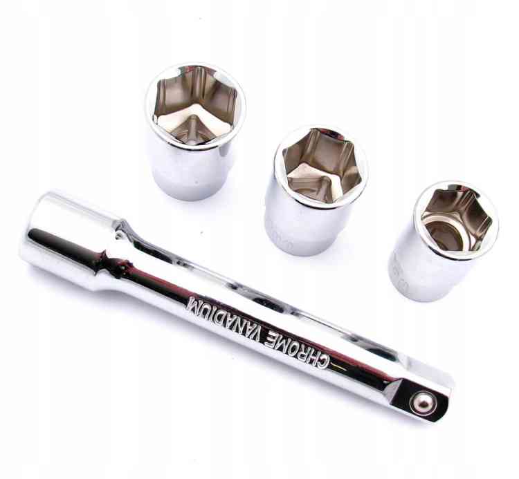 KLUCZ DYNAMOMETRYCZNY 1/2 28-210Nm + NASADKI DO KÓŁ CERTYFIKAT KALIBRACJI