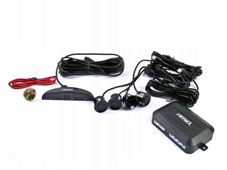 CZUJNIKI PARKOWANIA COFANIA PARKTRONIC x4 LED LCD