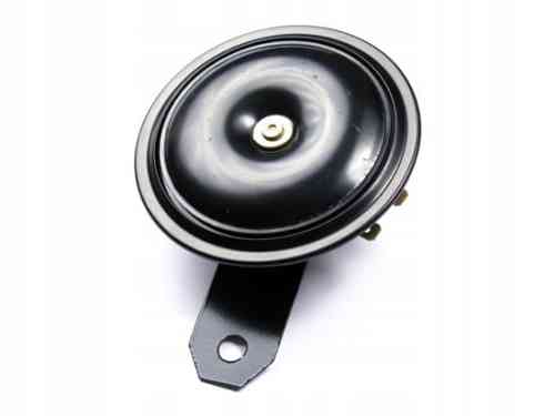KLAKSON SYGNAŁ DŹWIĘKOWY FANFARA 12V ŚREDNICA 9CM