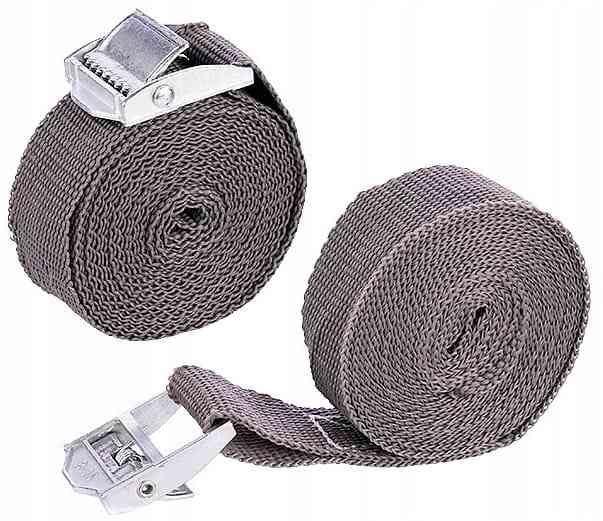 PASY TRANSPORTOWE DO SAMOCHODU AUTA MOCUJĄCE PASKI 2 SZTUKI 3M/25MM ZESTAW