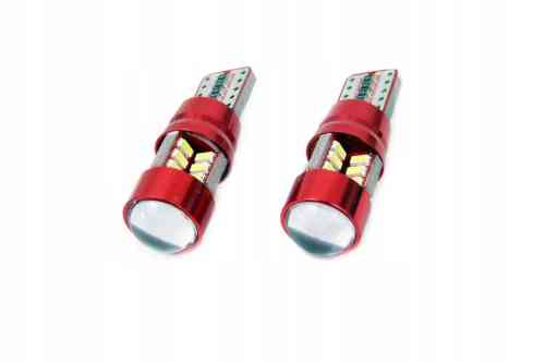 ŻARÓWKI W5W 27SMD 3014 CANBUS T10 12V BIAŁE KPL