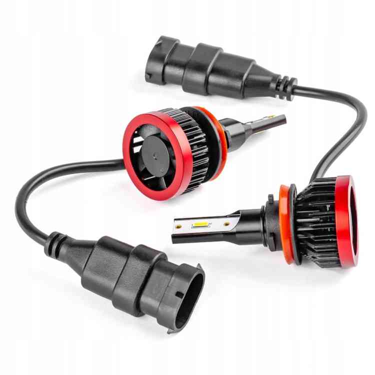 ŻARÓWKI SAMOCHODOWE LED H8 H9 H11 AMIO BF KOMPLET