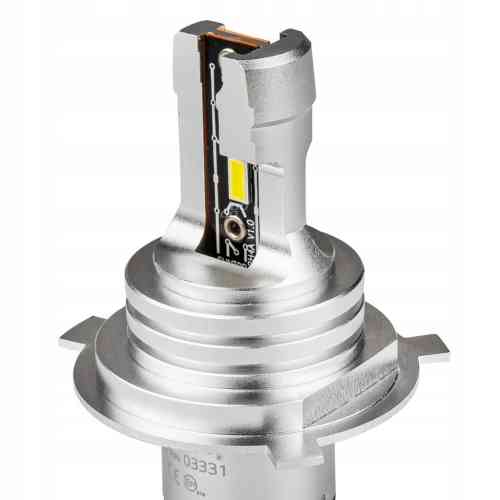 ŻARÓWKI LED H4 WIĘCEJ ŚWIATŁA ŚNIEŻNA BIEL KOMPLET