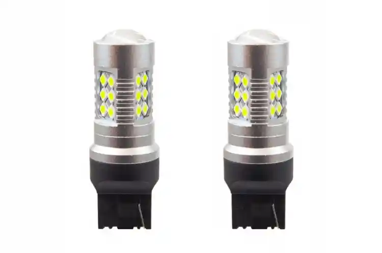 ŻARÓWKI LED W21W COFANIA DZIENNE MOCNE 12/24V AMiO KPL 2szt