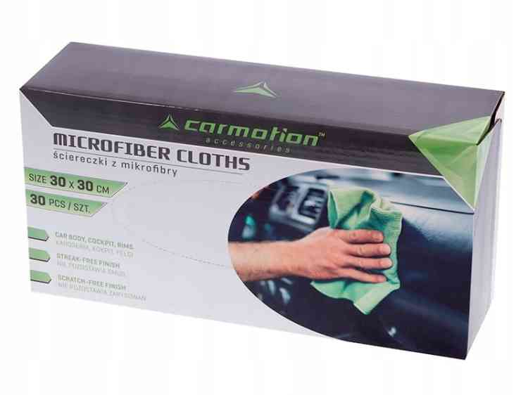 30x MIKROFIBRA DO CZYSZCZENIA ZESTAW ŚCIERECZKI Z MIKROFIBRY 30szt 30x30cm