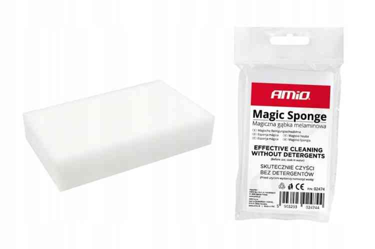 MAGICZNA GĄBKA DO CZYSZCZENIA PLAM USUWA BRUD