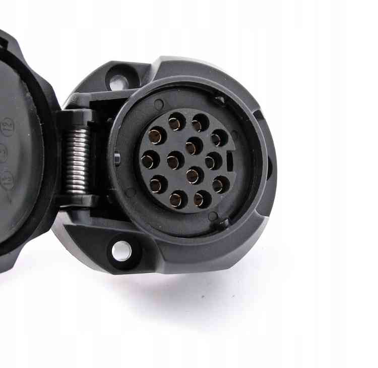 GNIAZDO 13PIN DO PRZYCZEPY PRZYCZEPA PLASTIKOWE