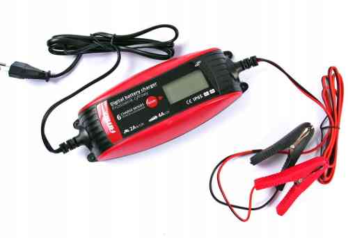 PROSTOWNIK ELEKTRONICZNY ŁADOWARKA 6V -12V 4A LCD