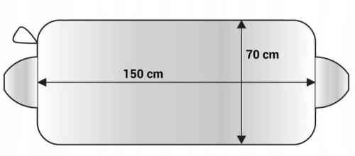 MATA OSŁONA NA SZYBĘ AUTA ANTYSZRONOWA PRZECIWSZRONOWA PRZECIW ZAMARZANIU