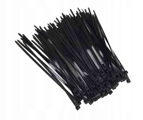 OPASKI ZACISKOWE TRYTYTKI 150x2,5mm 100 SZT CZARNE