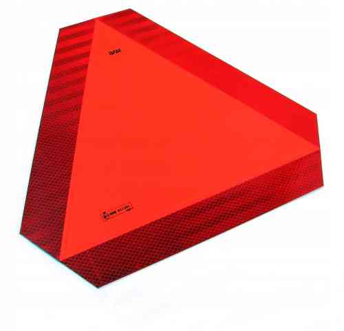 TRÓJKĄT OSTRZEGAWCZY POJAZD WOLNOBIEŻNY ODBLASK