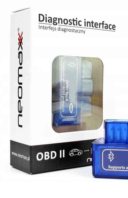 INTERFEJS DIAGNOSTYCZNY OBD2 SKANER BLUETOOTH 2.0 ANDROID NEOMAX