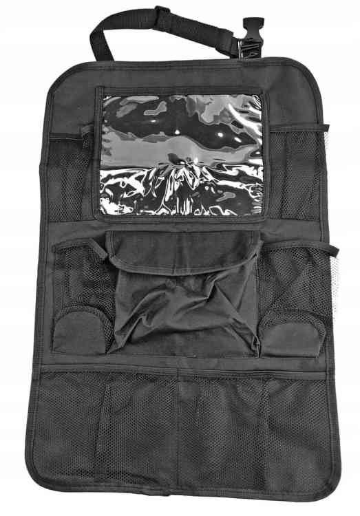 ORGANIZER SAMOCHODOWY NA FOTEL OSŁONA MATA OCHRONNA OCHRANIACZ 60x41cm