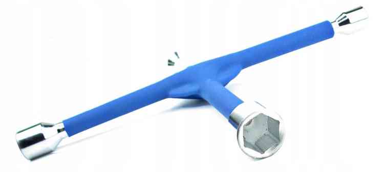 KLUCZ KRZYŻAK KRZYŻOWY DO KÓŁ MOCNY 17 19 21 23 mm