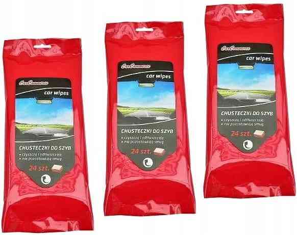 CHUSTECZKI DO MYCIA CZYSZCZENIA SZYB LUSTEREK 24szt