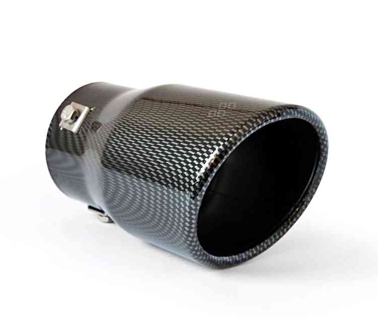 KOŃCÓWKA WYDECHU TŁUMIKA NAKŁADKA STAL NIERDZEWNA CARBON