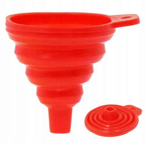 SILIKONOWY LEJEK SAMOCHODOWY SKŁADANY DO OLEJU PŁYNÓW