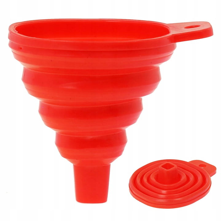 SILIKONOWY LEJEK SAMOCHODOWY SKŁADANY DO OLEJU PŁYNÓW