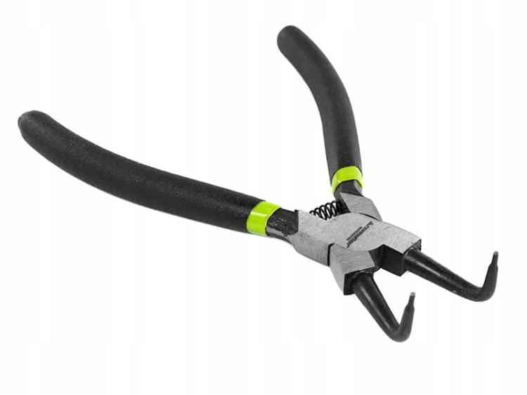 SZCZYPCE DO PIERŚCIENI SEEGERA ZAGIĘTE PROSTE 180 MM ZESTAW 4 SZTUKI