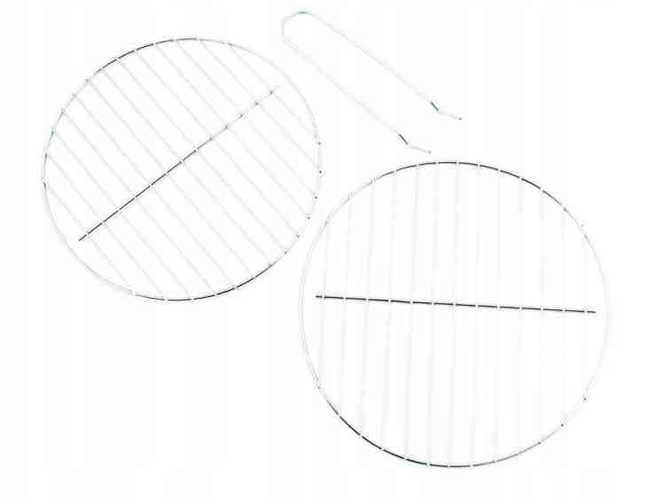 GRILL WĘGLOWY TURYSTYCZNY SKŁADANY PRZENOŚNY 26cm