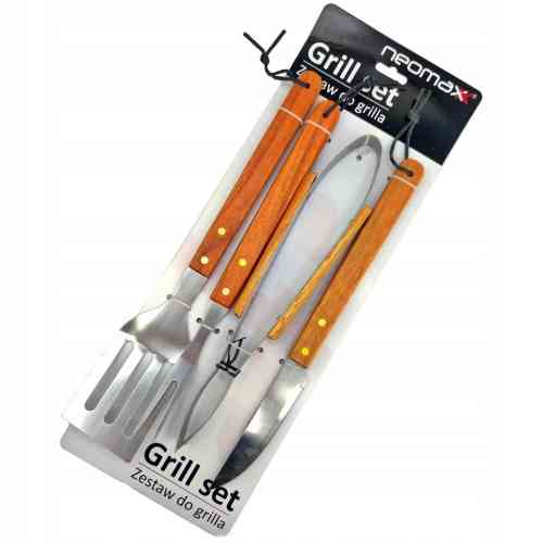 ZESTAW DO GRILLOWANIA AKCESORIA DO GRILLA SZTUĆCE