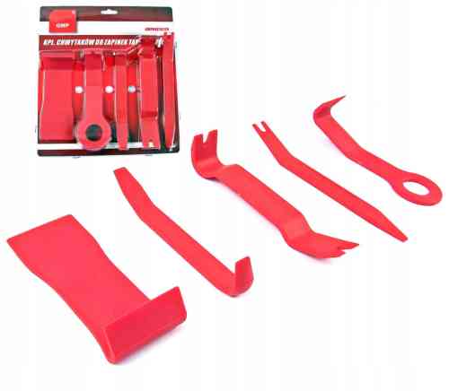 ŚCIĄGACZE DO TAPICERKI ZESTAW ŚCIĄGACZY ŁYŻKI 5 EL