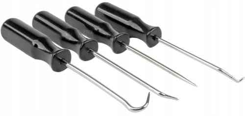 ZESTAW PICKÓW HACZYKÓW Z RĘKOJEŚCIĄ GROTY 4szt.