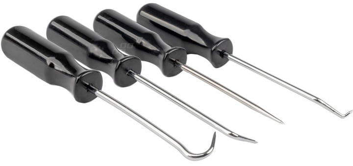 ZESTAW PICKÓW HACZYKÓW Z RĘKOJEŚCIĄ GROTY 4szt.