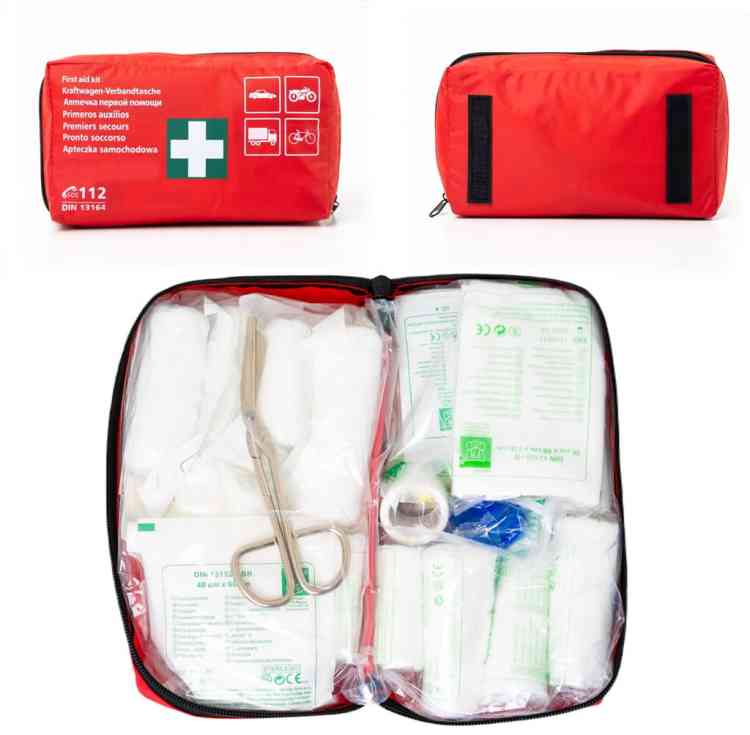 APTECZKA SAMOCHODOWA CAŁA EUROPA NORMA DIN13164