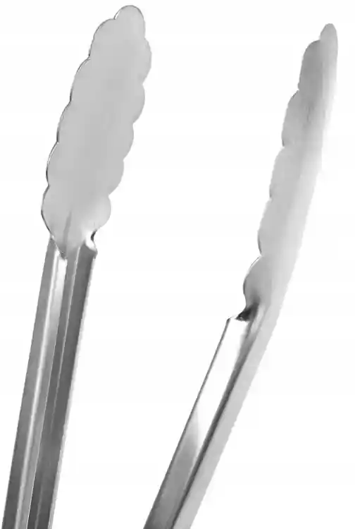 SZCZYPCE DO GRILLA RUSZTU KUCHENNE STALOWE 34CM