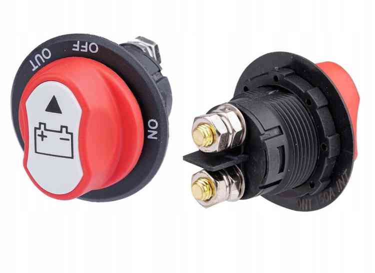 HEBEL GŁÓWNY WYŁĄCZNIK ZASILANIA PRĄDU AKUMULATORA 12V 12-32V 100A