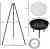 GRILL OGRODOWY WISZĄCY TRÓJNÓG PALENISKO WĘGLOWY 2w1 NEOMAX