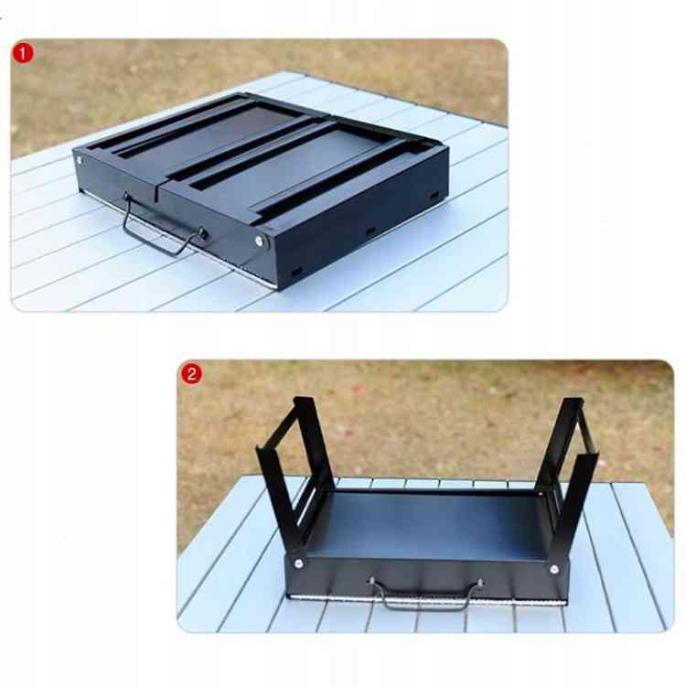 GRILL TURYSTYCZNY PRZENOŚNY SKŁADANY WALIZKA 43cm