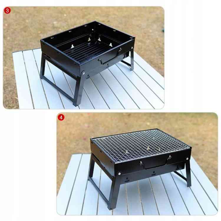 GRILL TURYSTYCZNY PRZENOŚNY SKŁADANY WALIZKA 43cm