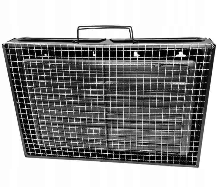 GRILL TURYSTYCZNY PRZENOŚNY SKŁADANY WALIZKA 43cm
