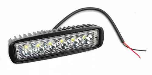 PANEL 6 LED x3W 18W LAMPA ROBOCZA 12V 24V IP67 E9 16CM NEOMAX