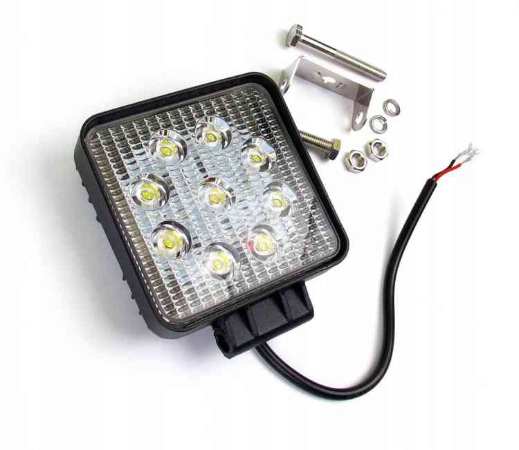 LAMPA ROBOCZA 9 LED 27W 12-24V HALOGEN IP67 S-PRO
