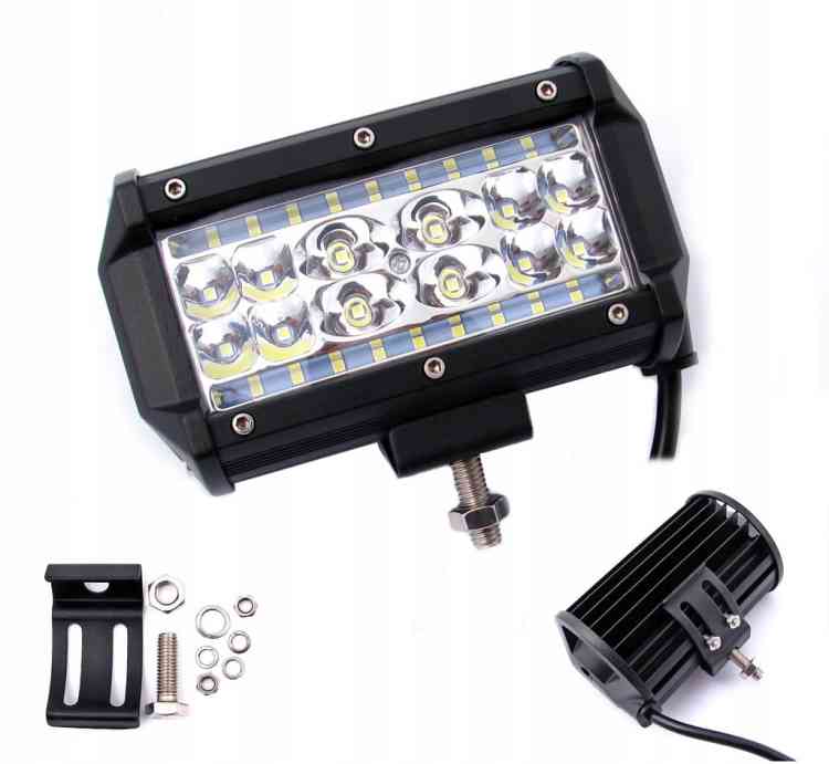 PANEL LED LAMPA ROBOCZA HALOGEN 90W 30 LED 12V - 24V CREE NEOMAX
