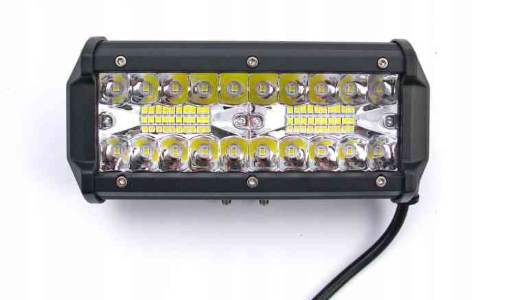 PANEL LED LAMPA ROBOCZA HALOGEN 120W 40LED 12V 24V CREE REFLEKTOR