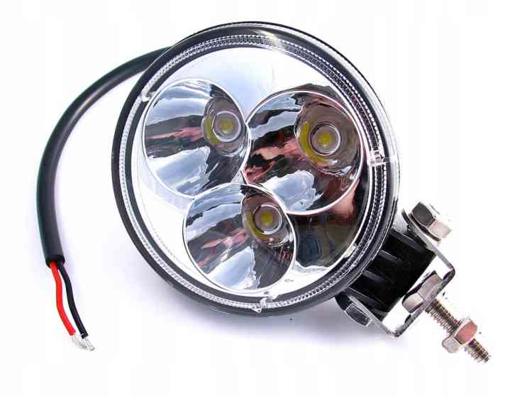 LAMPA ROBOCZA 3 LED HALOGEN 9W 12V 24 V IP67 82mm NEOMAX