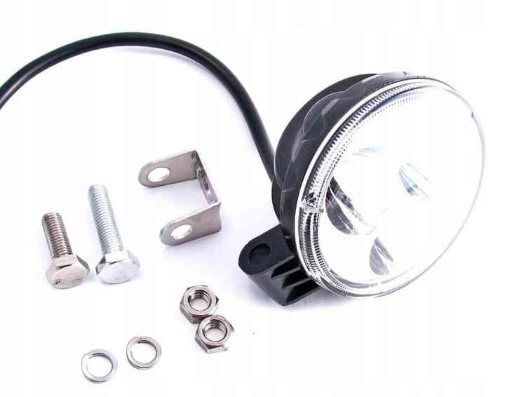 LAMPA ROBOCZA 3 LED HALOGEN 9W 12V 24 V IP67 82mm NEOMAX