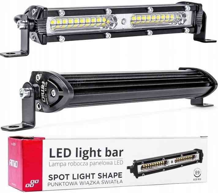 PANEL LED LAMPA ROBOCZA SLIM HALOGEN 54W 18CM 12V 24V 180mm AMIO